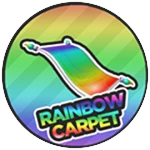 Rainbow carpet