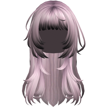 Rose Pink Heatwave Crosshair Punk Flowy Girl Hair