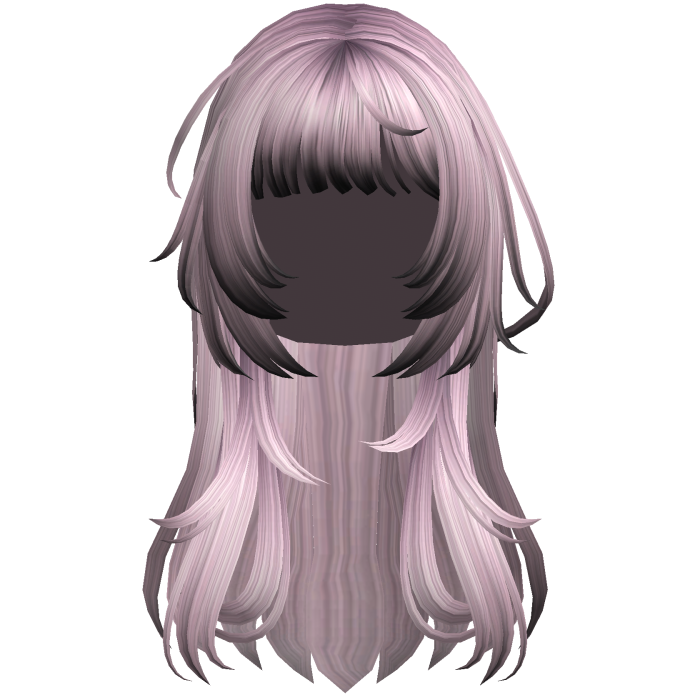 Rose Pink Heatwave Crosshair Punk Flowy Girl Hair