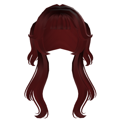 Red Fairy Pigtails w Dark roots Hair thumbnail