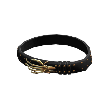 Skeleton Hand Leather Belt › Bronze thumbnail