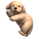 Cute Sleeping Dog Puppy - Golden [3.0]