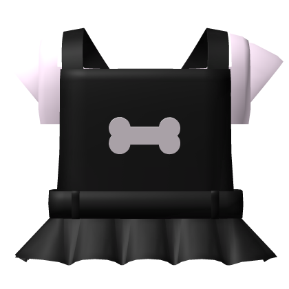 ʚ♡ɞ cute kawaii pup t shirt /w skirt in black