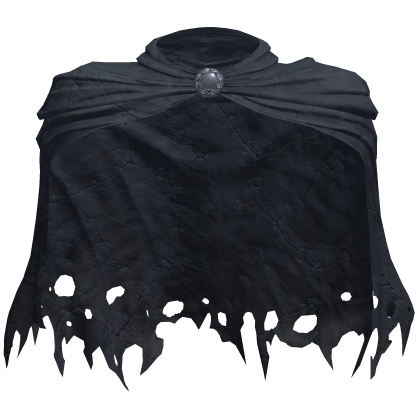 Worn Distressed Navy Blue Paladin Cloak