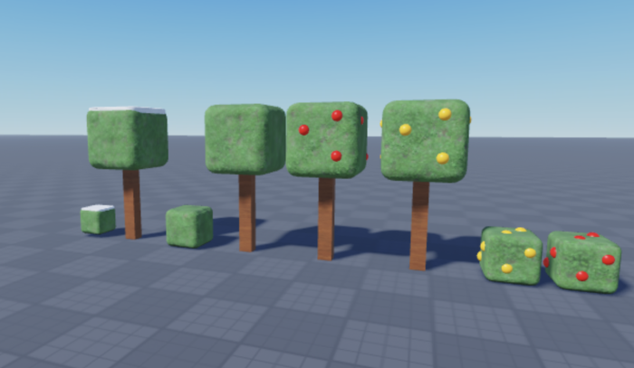 Blocky Tree Pack preview 1