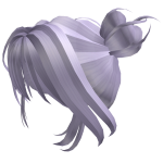 Lilac Hair with Buns