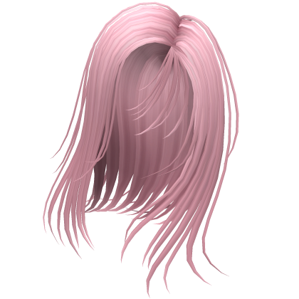 Pastel Pink Windy Flowing Long Straight Anime Hair Roblox item