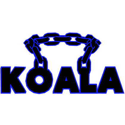 Cartoony Blue Koala Chain Roblox item