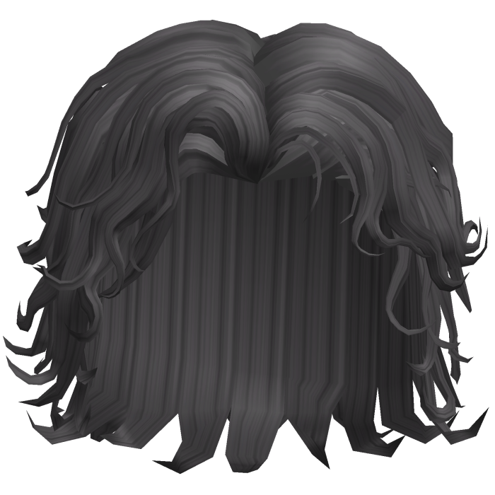 Wavey Gray Surfer Male Curly Hair