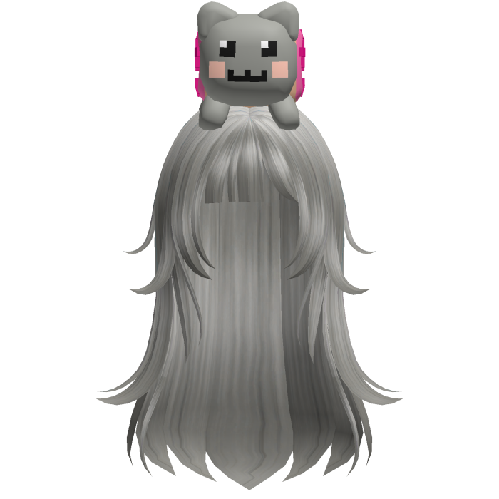 Cute Nyan Cat Plush Long Girly Hair
