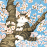 春の光の中で