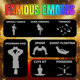 ⭐ FAMOUS EMOTES [NEW]
