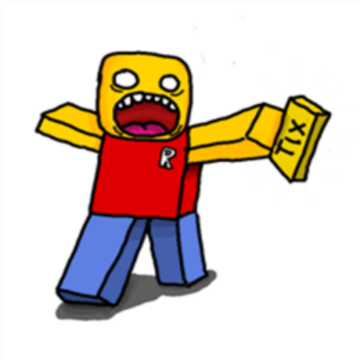 My Drawing of a noob Roblox decal