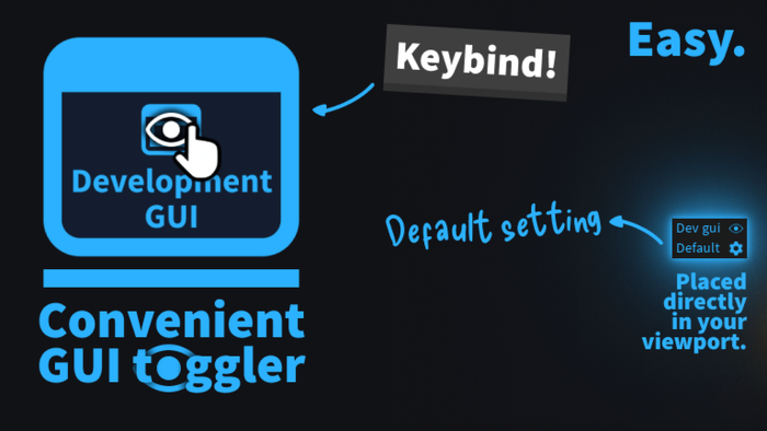 Toggle Development Gui preview 1