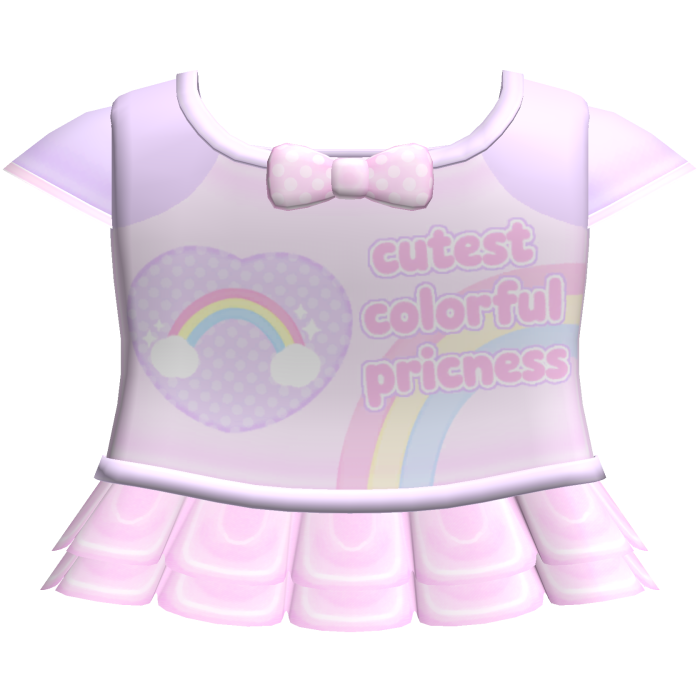 Cutest Colorful Princess Rainbow Dress