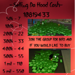 -Selling Da Hood Cash-