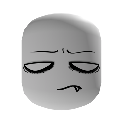 Sleepy Grumpy Head Roblox item