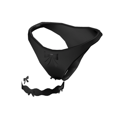 Black Bikini with Ruffles thumbnail