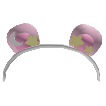Cute Bear Ears Pink Roblox item