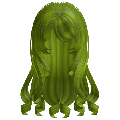 brat green long girl hair