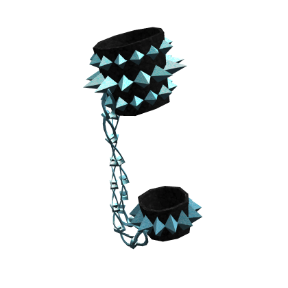 Chain Spike Punk Leg Bracelets | Black Diamond thumbnail