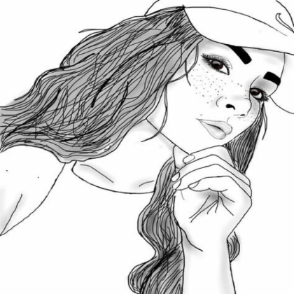 Girl Outline Roblox decal