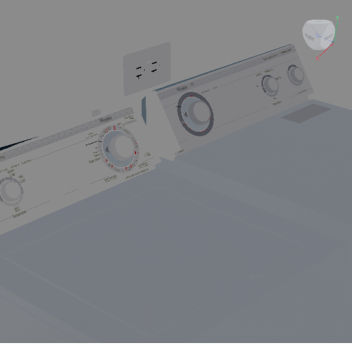 (WASHER AND DRYER) Liam's roleplay house part 2