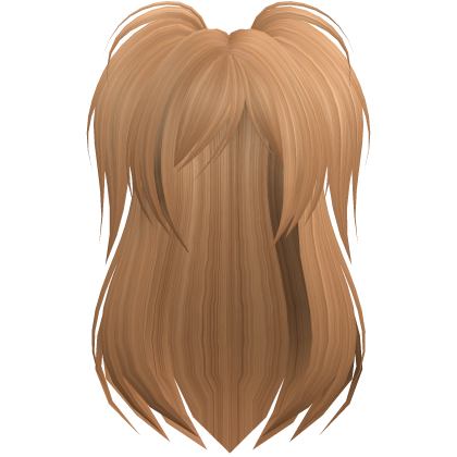 Ginger Emo Scene Long Black Side Pigtails