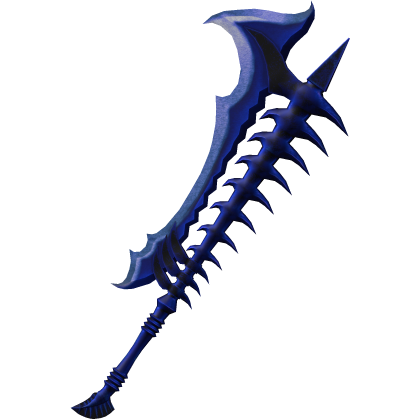 Blue Gothic Bone Axe thumbnail