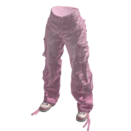 Pink Urban Baggy Cargos
