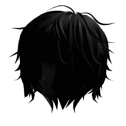 Roblox hair preview for Short Fem Black Hair 3.0