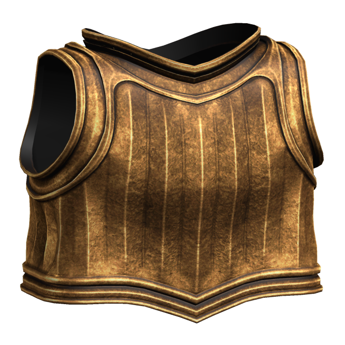 Gold Medieval Knight Chestplate