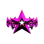 Pink Nebula Star Crown