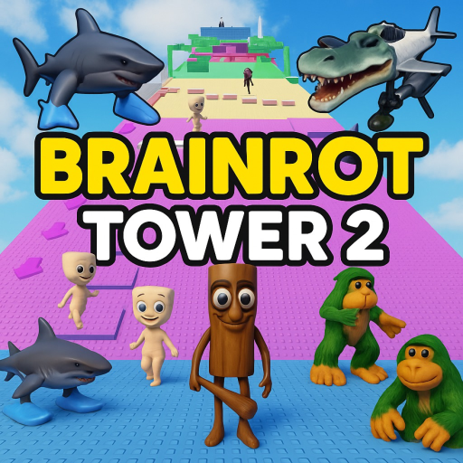 Brainrot Tower 2 official Roblox game thumbnail