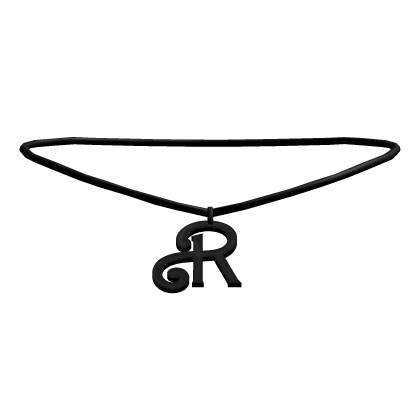 ꒰3.0꒱ BB initial necklace: R