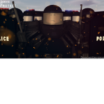 Riot police in action