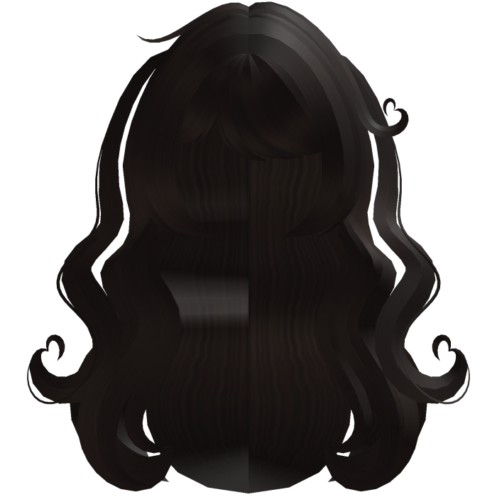 . ‿ ♡ fairytale flowy heart hair in brown