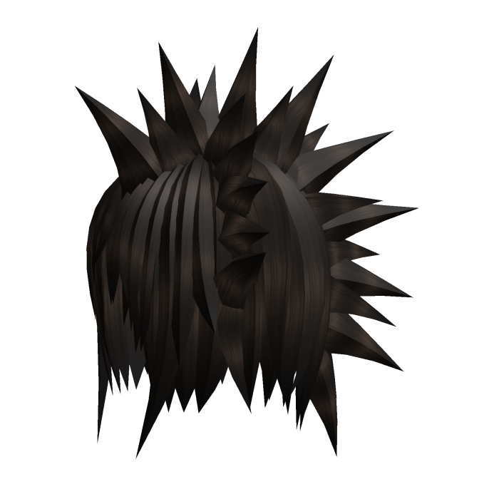 Brown Messy Rockstar Punk Spiky Hair
