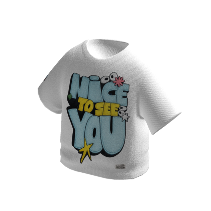 SCORCH Sweet Street White Oversized Tshirt thumbnail