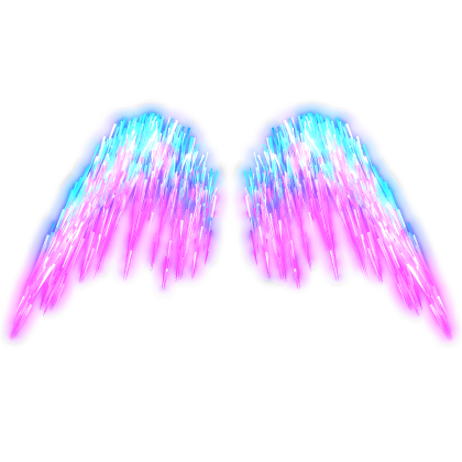 Glowing Aura Wings (Emissive) - Blue Pink Roblox item