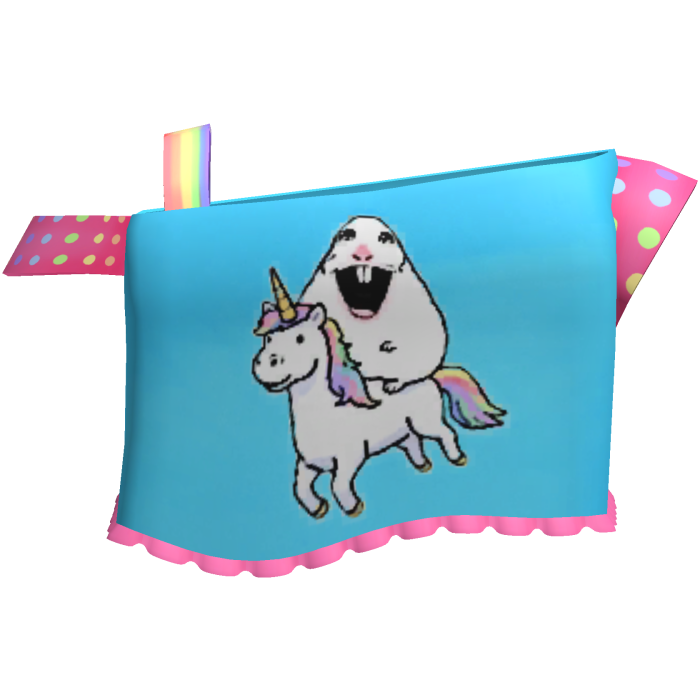 tweencore kawaii blue hamster unicorn shirt 🌈🦄