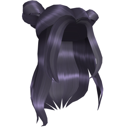 Popular Girl Buns in Purple Roblox item