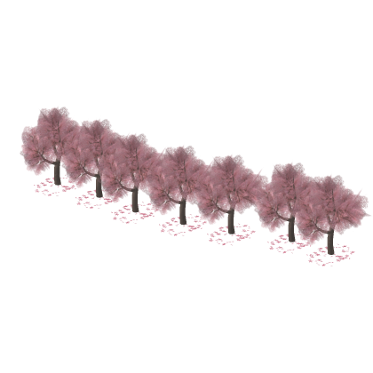 💖 an row of cherry blossom trees Cherry Blossom