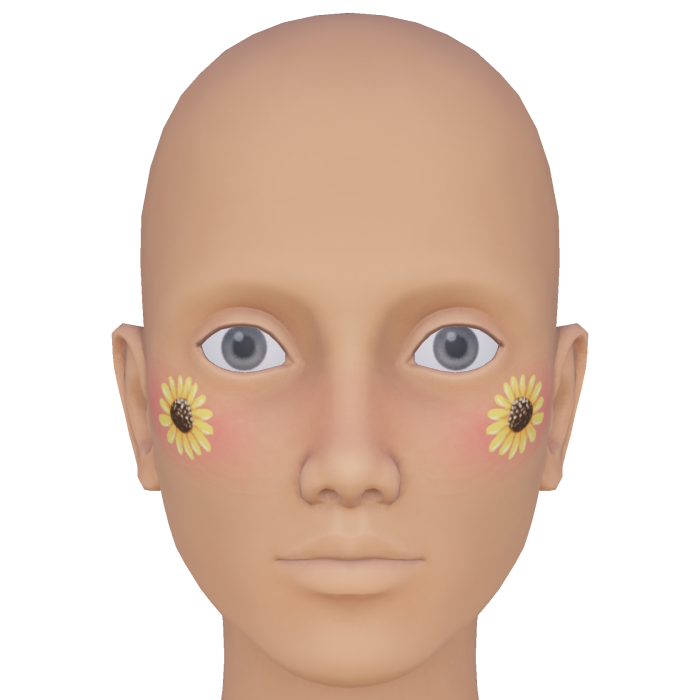 Blushed Sunny Sunflower Cheeks
