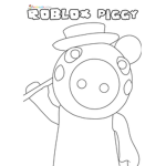 The piggy falls!