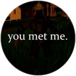 LOBBY - you met me. Roblox badge thumbnail