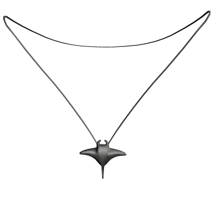 Manta Ray Silver Necklace (Male)