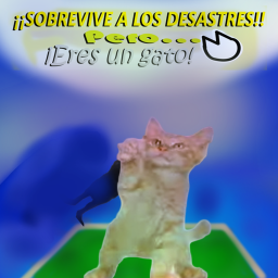 Survive disasters, but be a cat!!