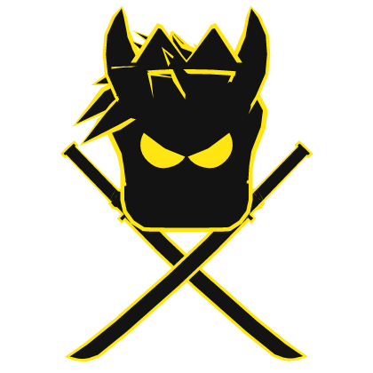Cartoony Yellow Hair Crown Horns Swordpack Combo