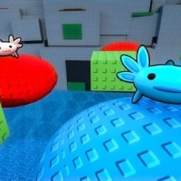 Axolotl Buddies [2 Player Obby]